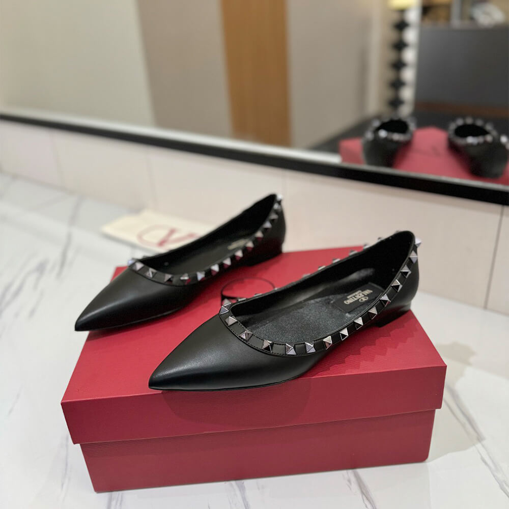 VALENTINO ROCKSTUD BALLET FLAT